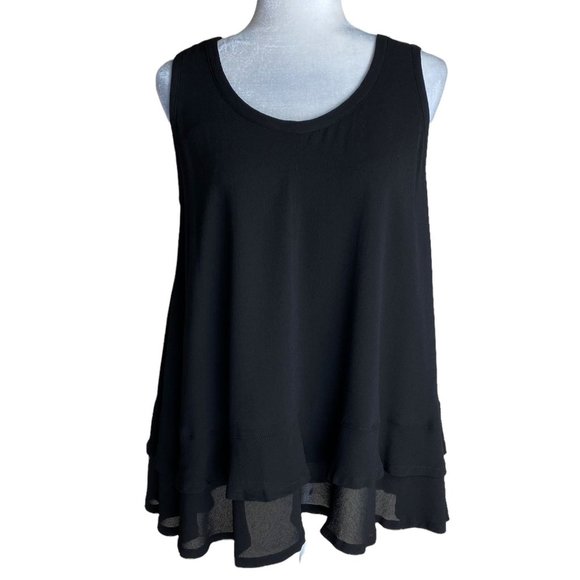Wilt Black Layered Tank Top - Picture 1 of 7